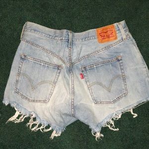 Distressed Levi’s Shorts